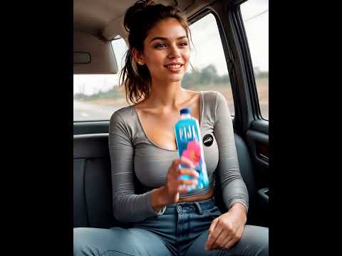 De camino a la nieve con Agua de Fiji