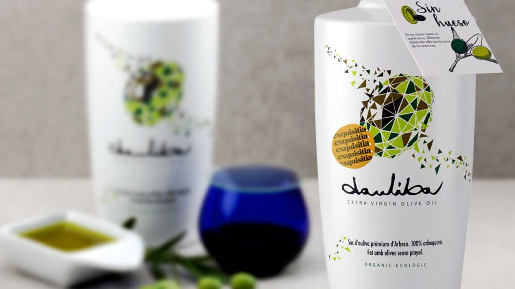 Aceite de Oliva Dauliba Ecológico, y sin hueso, ideal para regalar.
