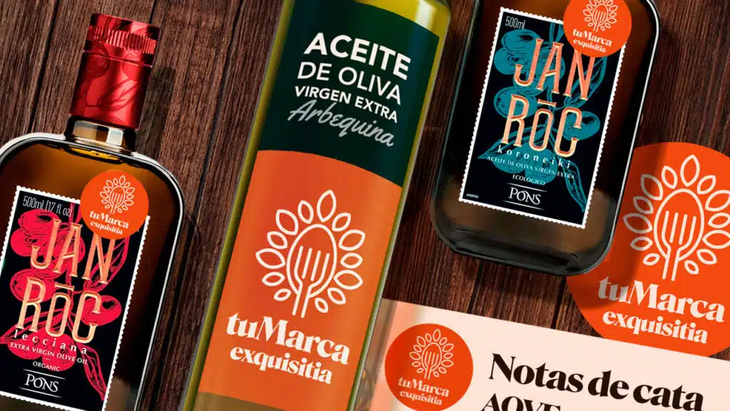 Aceite de Oliva para regalar, personalizados con el logo de la empresa. En Exquisitia
