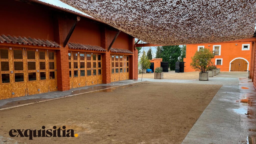 Patio interior de la Torre Pla d'Urgell, proyecto de Esteve Niubó Albareda.