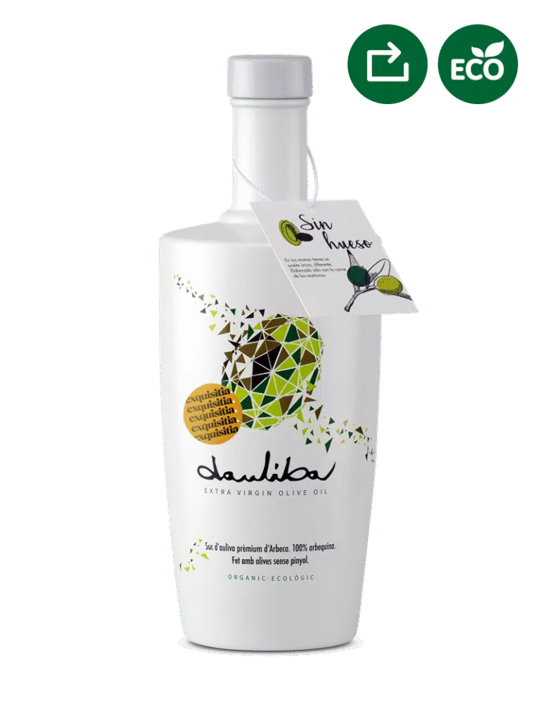 Pack Cata de Aceite de Oliva en Casa · 4 AOVEs Premium ideales para aprender a catar 17 Aceite Dauliba Gourmet, el primer exprimido sin el hueso. Premium y ecológico