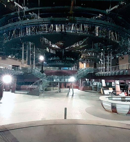 La discoteca Big Ben durante la reforma liderada por el Arquitecto Esteve Niubó