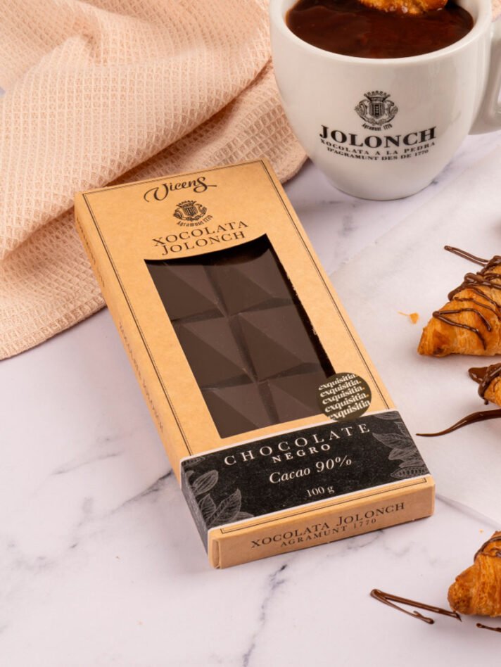 Chocolate gourmet negro 90% cacao, Jolonch Xocolata
