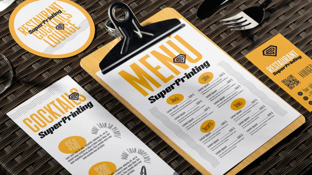 SuperPrinting, diseño gráfico e impresión para restaurantes y hostelería