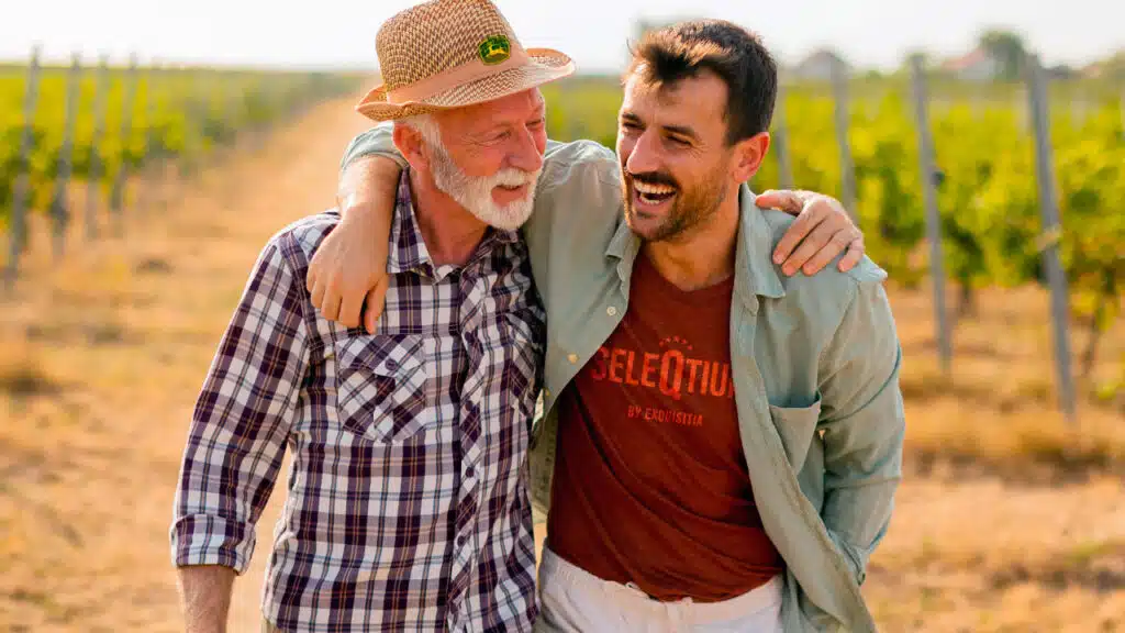 Productores locales de Lleida cultivando fruta ecológica para Seleqtium.