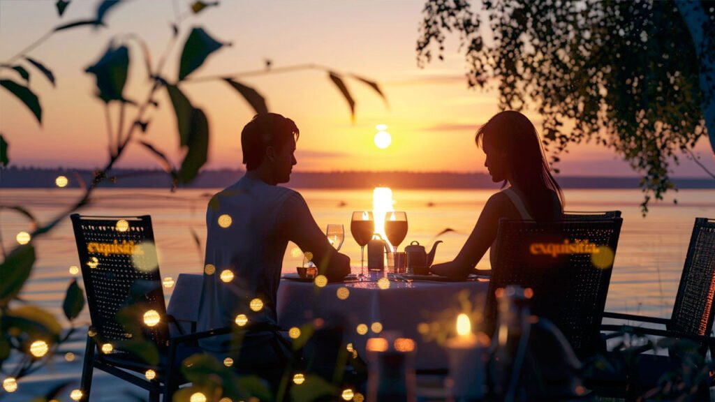 Exquisitia: el verano más gourmet con bikinis, glamour y Vega Sicilia Único 2014 20 Cena romántica gourmet al atardecer frente al mar, estilo mediterráneo chic con glamour.