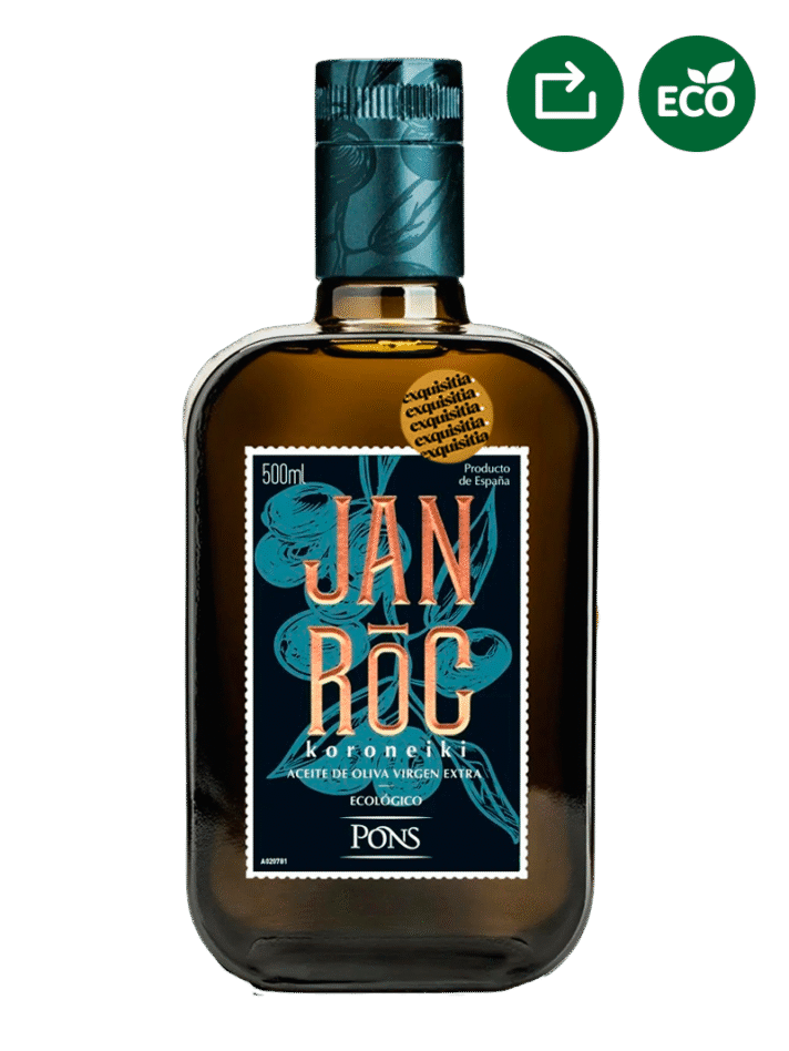 Comprar Aceite JANIROC Koroneiki Ecológico de Pons en Exquisitia Gourmet