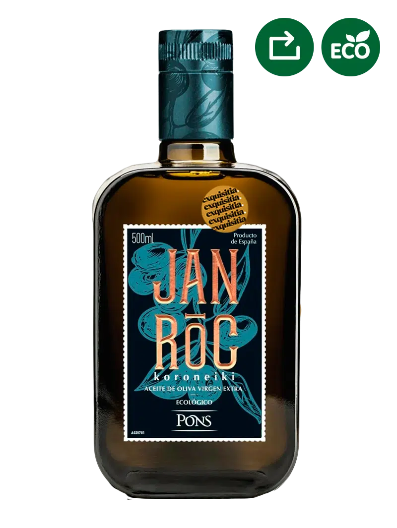 Comprar Aceite JANIROC Koroneiki Ecológico de Pons en Exquisitia Gourmet