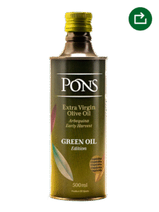 Aceite Pons, Arbequina verde de cosecha temprana - 500ml. en lata 17 comprar aceite verde pons lata
