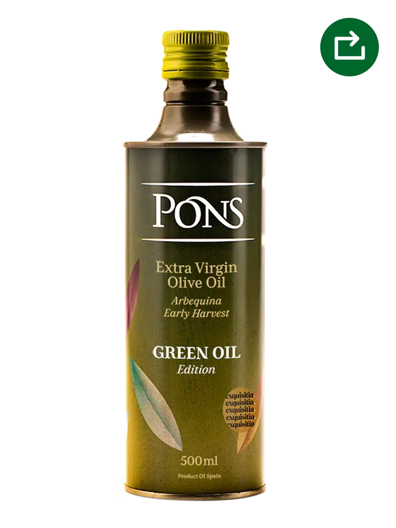 Comprar aceite verde Pons de cosecha temprana en Exquisitia Gourmet