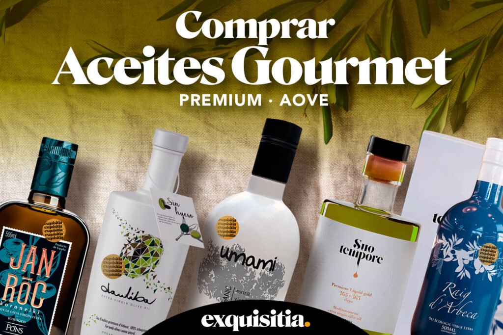 Comprar aceites gourmet premium AOVE - Aceite de oliva virgen extra de marcas exclusivas en Exquisitia