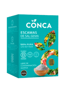 Sal en Escamas Conca Organics - Pura y sin refinar - 125grs 15 conca escamas de sal gourmet 2