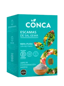 Sal en Escamas Conca Organics - Pura y sin refinar - 125grs 15 conca escamas de sal gourmet 2