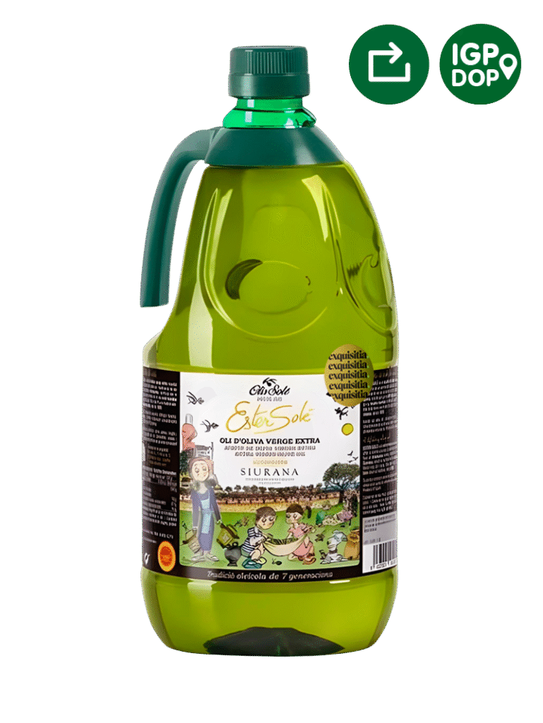 Aceite de Oliva Ester Solé de Arbequina, DOP Siurana en Exquisitia