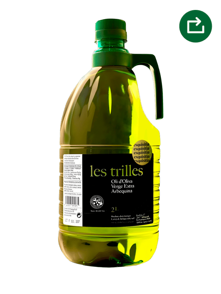 Aceite Les Trilles Arbequina de la Cooperativa de Bellaguarda