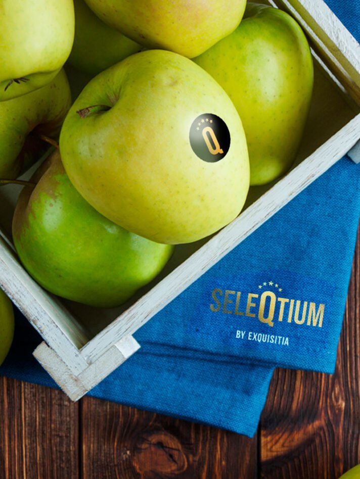 Manzana de Lleida ecológica variedad Golden, de Seleqtium by Exquisitia