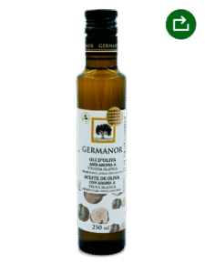 Aceite Germanor con Trufa Blanca, AOVE Arbequina Aromatizado - 250ml. 16 aceite germanor trufa blanca