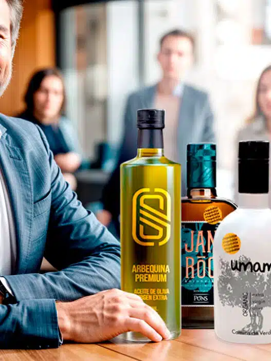 El mejor regalo corporativo 2025: Aceite de Oliva personalizado para empresas, con Exquisitia. Aceite Umami, Oli del Raig...