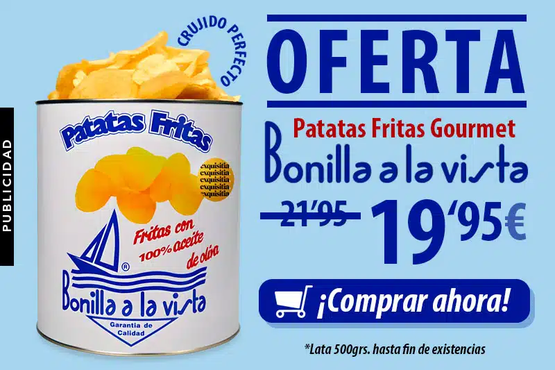 Oferta Patatas Fritas Bonilla a la Vista 500 g 100% aceite de oliva