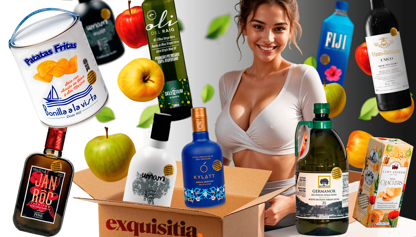 Tienda gourmet online Exquisitia de Lleida - especializados en aceites de oliva gourmet, fruta ecológica premium, y otros productos exclusivos