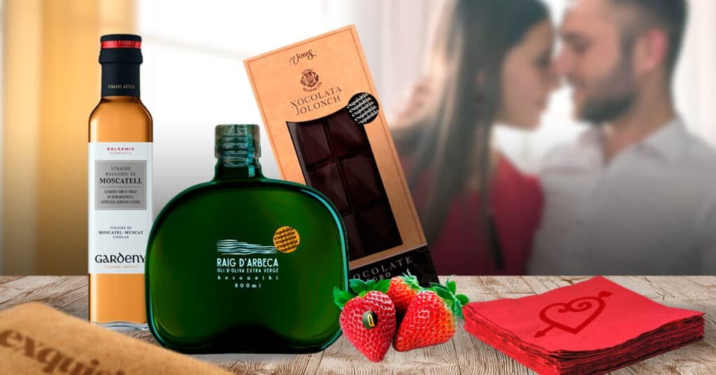 Pack maridaje gourmet romántico y saludable, ideal para San Valentín