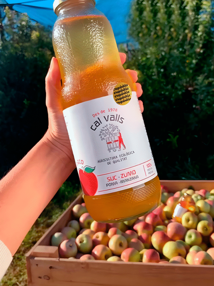 Zumo de manzana ECO de Cal Valls
